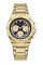 Złoty zegarek męski NYI Watches ze stalowym paskiem Doyers - Gold 41MM
