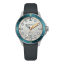 Stříbrné pánské hodinky Circula s gumovým páskem DiveSport Titan - Grey / Petrol Aluminium 42MM Automatic