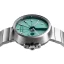 Muški srebrni sat 22Designstudio Watches sa čeličnim remenom Concrete Sport Green 45MM Automati