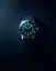 Stříbrné pánské hodinky Nivada Grenchen s koženým páskem Aquamar Blue 32074A23 38MM Automatic