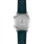 Zilverkleurig herenhorloge van Circula Watches met een rubberen band SuperSport - Petrol 40MM Automatic