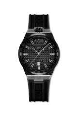 Orologio da uomo Bomberg Watches colore nero con elastico DEEP NOIRE 43MM Automatic