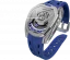 Μαύρο ανδρικό ρολόι Tsar Bomba Watch με ατσάλινο λουράκι TB8213 - All Black Automatic 44MM