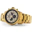 Louis XVI geel herenhorloge met stalen band Palais Royale 1087 - Gold 43MM