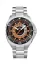 Reloj Delma Watches Plata para hombre con correa de acero Star Decompression Timer Silver / Black 44MM Automatic