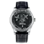 Montre OLTO-8 pour homme de couleur argent avec bracelet en cuir ROTO Ocean Midnight Black Upgraded 39MM Automatic