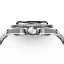 Stříbrné pánské hodinky NTH Watches s ocelovým páskem Barracuda Vintage Legends Series No Date - Black Automatic 40MM