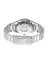 Męski srebrny zegarek Nivada Grenchen ze stalowym paskiem F77 TITANIUM MÉTÉORITE 68008A77 37MM Automatic