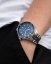 Men's silver About Vintage watch with steel strap At´sea Steel / Blue 1926 39MM