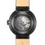 Zwart herenhorloge van OLTO-8 met leren riem INFINITY-I RPM-Style Black 46MM Automatic