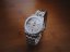 Strieborné pánske hodinky Phoibos Watches s oceľovým pásikom Voyager GMT 100M PY058E Automatic 39MM