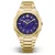 Men's gold Zinvo Watches watch with steel strap Rival - Gold 44MM
