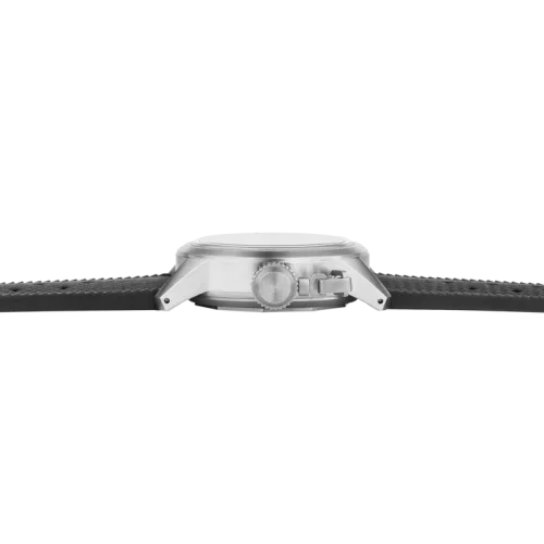 Orologio da uomo Praesidus in colore argento con elastico A-5 UDT: Black Rubber Tropic 38MM Automatic