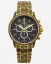 Men's gold Louis XVI watch with steel strap Palais Royale No Diamond 1700 - Gold 43MM