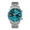 Zilverkleurig herenhorloge van Circula Watches met stalen riem band SuperSport - Blue 40MM Automatic