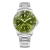 Stříbrné pánské hodinky Venezianico s ocelovým páskem Nereide 3121501C Green 39MM Automatic