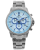 Relógio Louis XVI de prata para homem com pulseira de aço Palais Royale With Diamond 1831 - Silver 43MM
