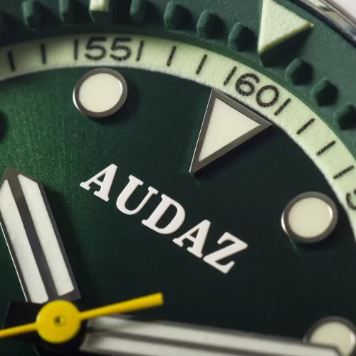 Stříbrné pánské hodinky Audaz Watches s ocelovým páskem Seafarer ADZ-3030-03 - Automatic 42MM