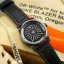 Men's black Zinvo Watches watch with genuine leather belt Blade Gunmetal - Black 44MM