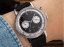 Men's silver Undone Watch with leather strap Urban Automatic Eclipse 40MM