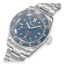 Miesten hopeinen Squale - kello teräsrannekkeella 1545 Grey Bracelet - Silver 40MM Automatic