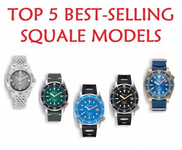 TOP 5 best selling Squale watch models