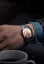 Montre Nivada Grenchen pour homme de couleur argent avec bracelet en caoutchouc Antarctic Spider Salmon Date 32042A04 38MM Automatic