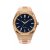 Men's Paul Rich gold watch with steel strap Star Dust Frosted - Rose Gold 45MM