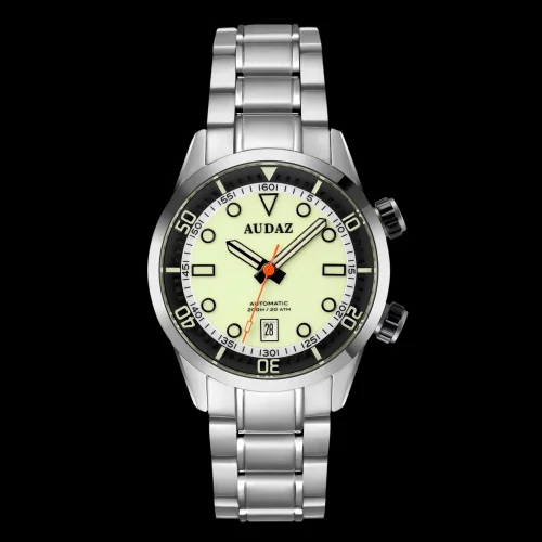 Reloj Audaz Watches plateado para hombre con correa de acero Seafarer ADZ-3030-05 - Automatic 42MM
