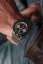 Zilverkleurig herenhorloge van Nivada Grenchen met rubberen riem Orange Boy 86012M01 38MM Manual