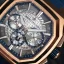 Zlaté pánské hodinky Ralph Christian s gumovým páskem The Equinox Chrono - Atlantic Crest 47MM