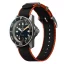 Stříbrné pánské hodinky Draken s ocelovým páskem Tugela – Black 42MM