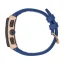 Goldene Herrenuhr Ralph Christian mit Gummiband The Polaris Chrono - Rose Gold / Royal Blue 42,5MM