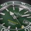 Relógio Davosa de prata para homem com pulseira de aço Argonautic BG Mesh - Silver/Green 43MM Automatic
