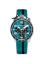 Srebrni muški sat Bomberg Watches s gumicom RACING 4.9 Blue 45MM
