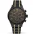 Reloj negro Luis XVI para hombre con correa de acero Danton - Black 44MM