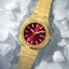 Men's Paul Rich gold watch with steel strap Signature Frosted - Sultan's Ruby 45MM