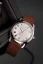 Orologio da uomo Nivada Grenchen in colore argento con cinturino in pelle Antarctic 35001M15 35MM