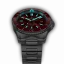 Men's Venezianico silver watch with steel strap Nereide 3321503C Red 42MM Automatic