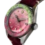 Montre Out Of Order Watches pour homme de couleur argent avec bracelet en cuir Cosmopolitan GMT 40MM Automatic