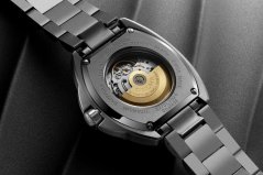 Stříbrné pánské hodinky Delma s ocelovým páskem Star Decompression Timer Silver / Orange 44MM Automatic