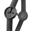 Montre 22Designstudio Watches pour hommes en noir avec élastique 4D Concrete Shadow 44MM