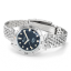 Reloj Squale plata de hombre con correa de acero Super-Squale Sunray Black Bracelet - Silver 38MM Automatic