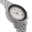 Orologio da uomo Louis XVI in argento con cinturino in acciaio Frosted Aramis - Silver 43MM