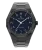 Černé pánské hodinky Paul Rich s ocelovým páskem Frosted Star Dust II Oasis - Midnight Oasis Black 43MM