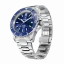 Montre homme Venezianico en argent avec un bracelet en acier Nereide 3321502C Blue 42MM Automatic