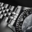 Orologio da uomo Davosa in argento con cinturino in acciaio Ternos Ceramic GMT - Black/Red Automatic 40MM