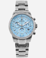 Stříbrné dámské hodinky Louis XVI s ocelovým páskem Palais Royale Woman With Diamond 6023 - Silver 38MM