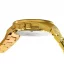 Ανδρικό χρυσό ρολόι Louis XVI με ατσάλινο λουράκι Frosted Le Monarque 1213 - Gold 42MM