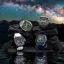 Zlaté pánské hodinky Ralph Christian s gumovým páskem The Vector Sport - Gilded Grove 47MM